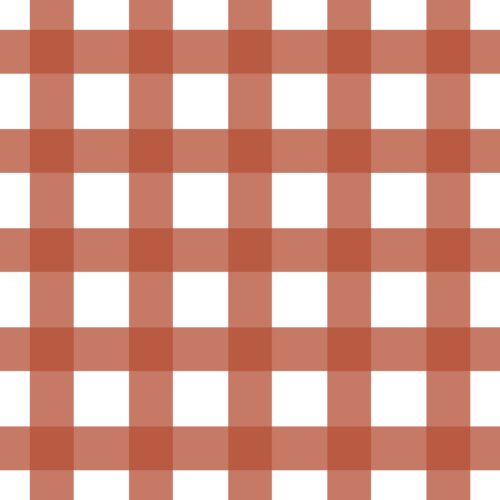 Orange Gingham