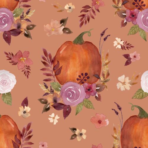 Pumpkin Floral Fawn