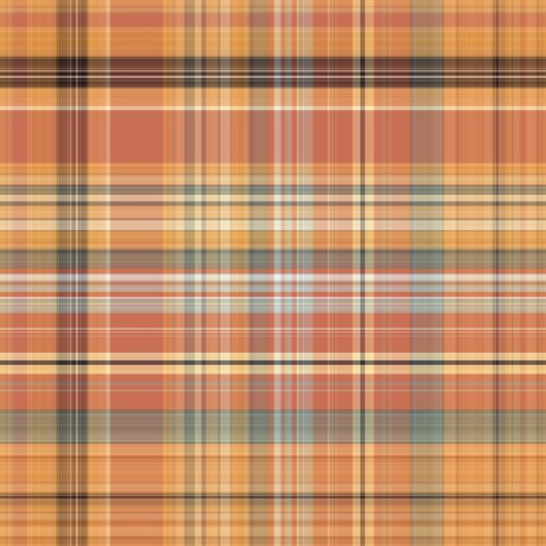 Rust Sunflower Plaid