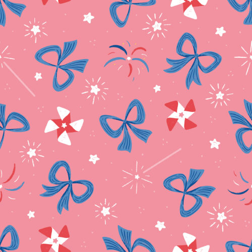 Sparkler Celebration Flamingo Pink and Blue