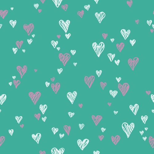 Candy Scribble Hearts