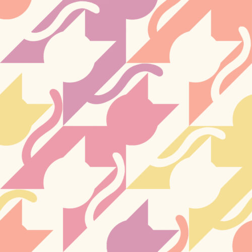 Catstooth Sweet Sunset on Cream