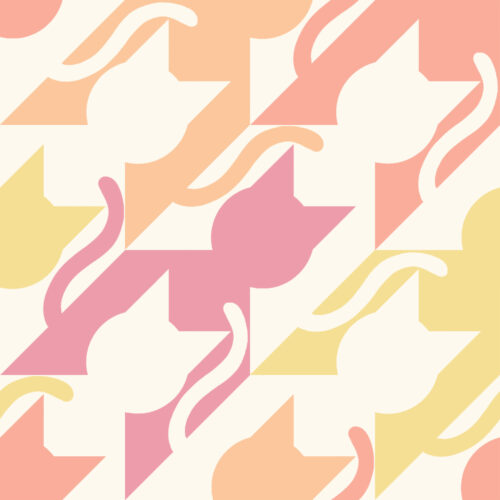 Catstooth Warm Caress on Cream