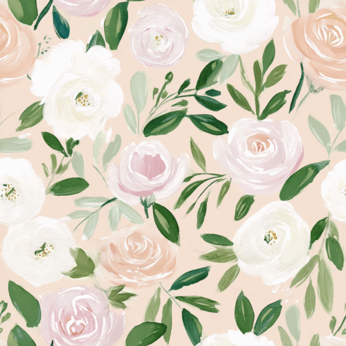 Blush Floral Watercolor