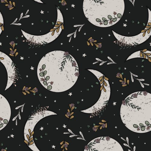 Blue Puppy Polka Dots