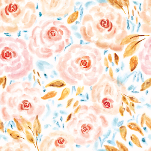 Seamless Gal - 1 Soft Watercolor Floral