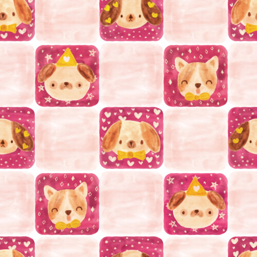 Seamless Gal - 1 Valentine Puppies