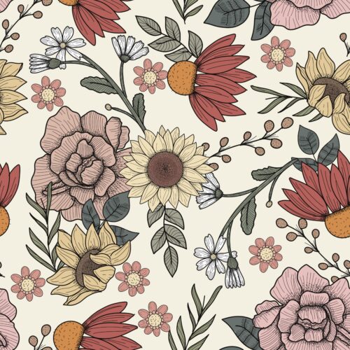 Vintage Floral Bouquet