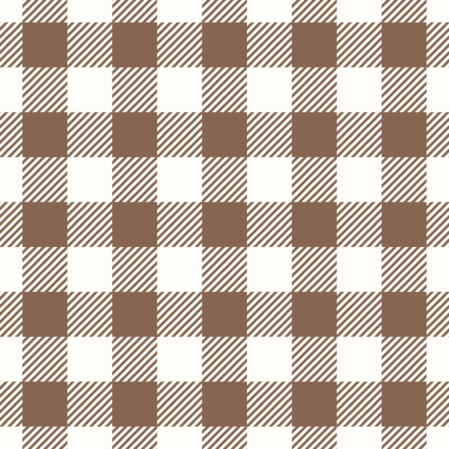 In Box Brown Plaid5x5