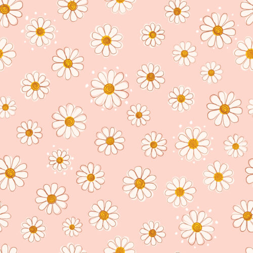 Seamless Gal - 2 Ditsy Daisy Pink