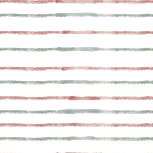 WATERCOLOR SANTA STRIPES