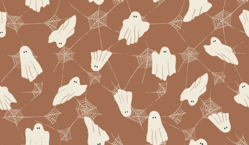 Erin Kendal - Cute Ghosts with Spiderwebs