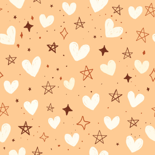 Seamless Gal - 5 Hearts And Stars Tan