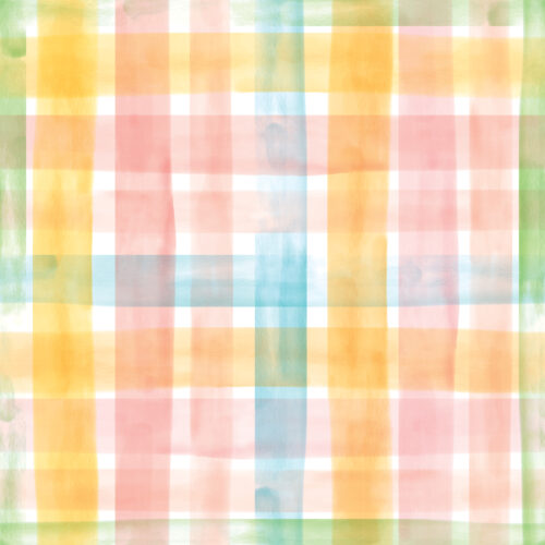 Seamless Gal - 6 Watercolor Spring Gingham