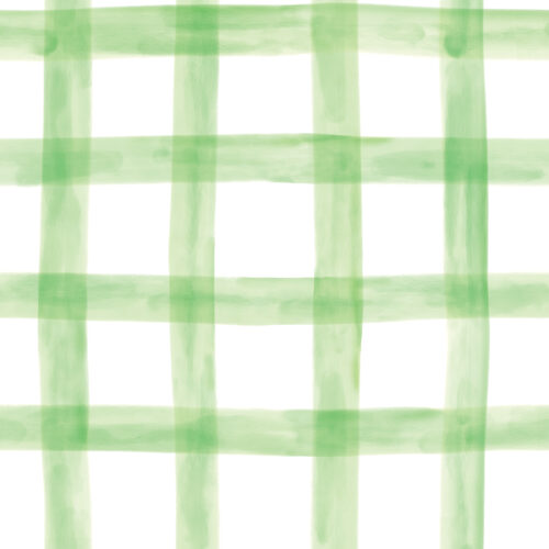 Seamless Gal - 8 Watercolor Green Gingham