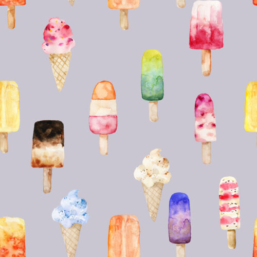 Hip Kid Design - 8769430 rSummer Treats Lavender Gray