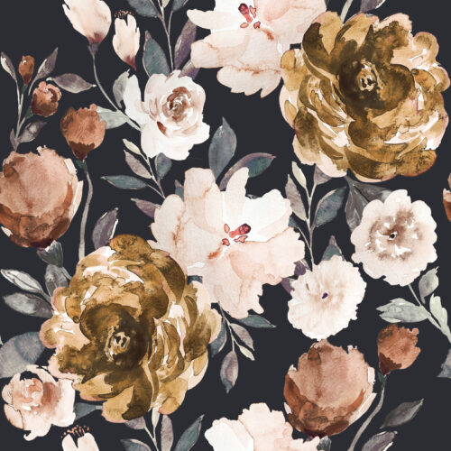 Indy Bloom Designs - Autumn Cocoa Cream 9x9