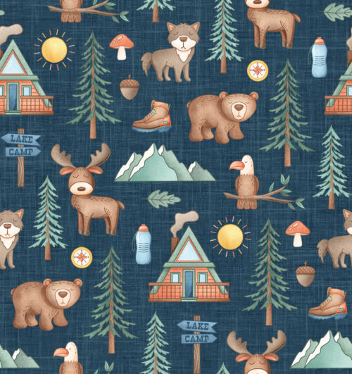 Krystal Winn - Alaska Forest Navy