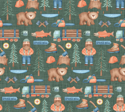 Krystal Winn - Alaska Lumberjack Dark Green