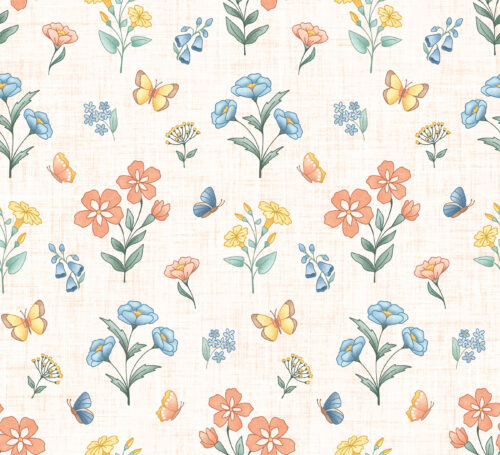 Krystal Winn - Alaska Meadow Floral Cream