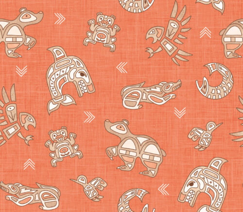 Krystal Winn - Alaska Tribal Animals Salmon