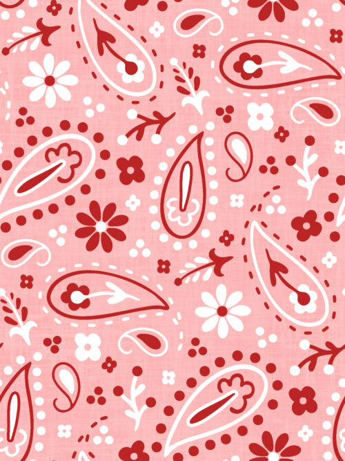 Krystal Winn - All American Cowboy Bandana Pink