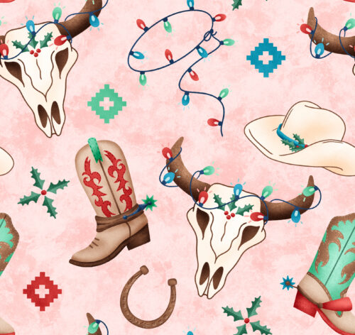 Krystal Winn - All I Want For Christmas Cowboy Pink