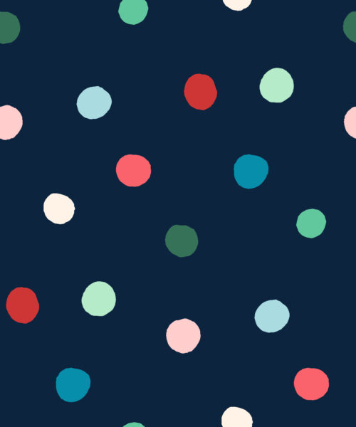 Krystal Winn - All I Want For Christmas Dot Navy