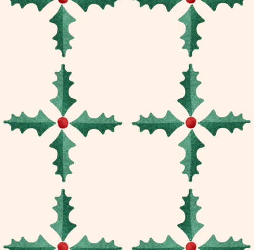 Krystal Winn - All I Want For Christmas Holly Plaid