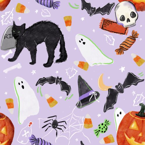 Lindsay Anne - All Things Halloween   Ghostly Lavender