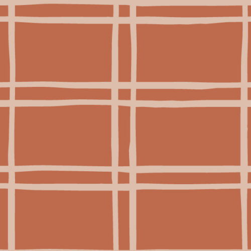 Juniper Row - Almost Plaid In Pink Terracotta