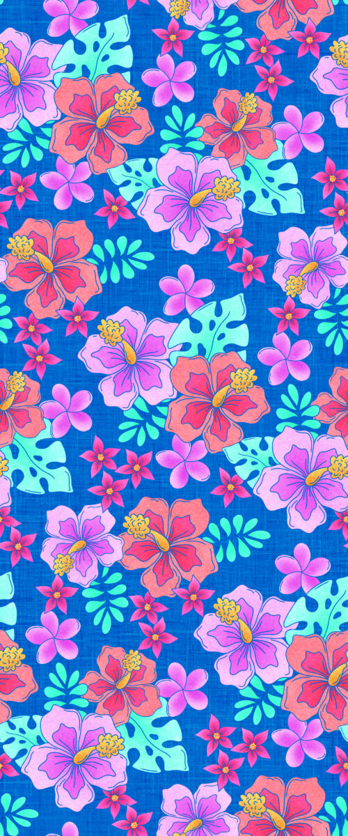 Krystal Winn - Aloha Floral Blue