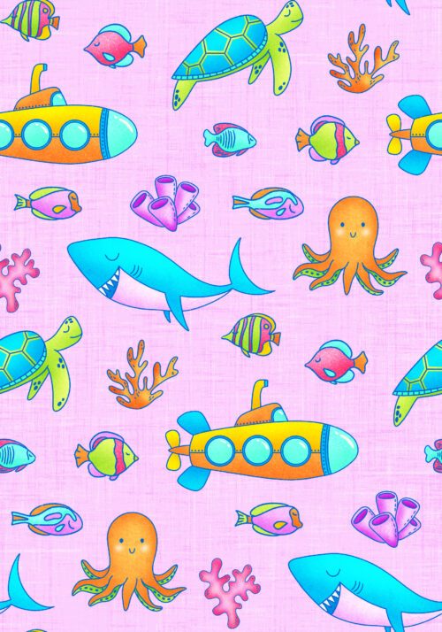 Krystal Winn - Aloha Ocean Friends Light Purple