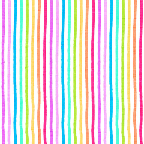 Krystal Winn - Aloha Pin Stripe Rainbow