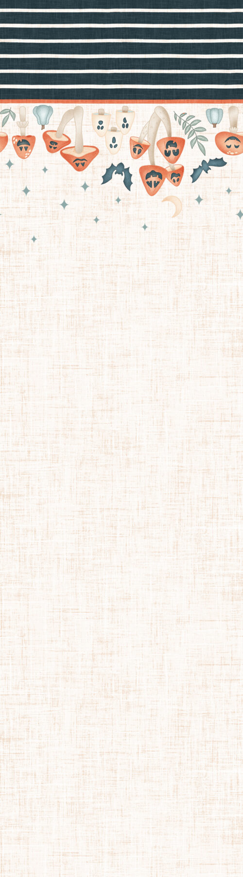 Krystal Winn - Apothecary Border Spooky Mushrooms Single