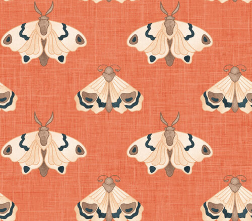 Krystal Winn - Apothecary Moths Orange