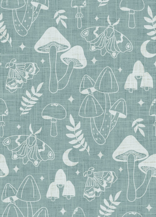 Krystal Winn - Apothecary Mushrooms Blue