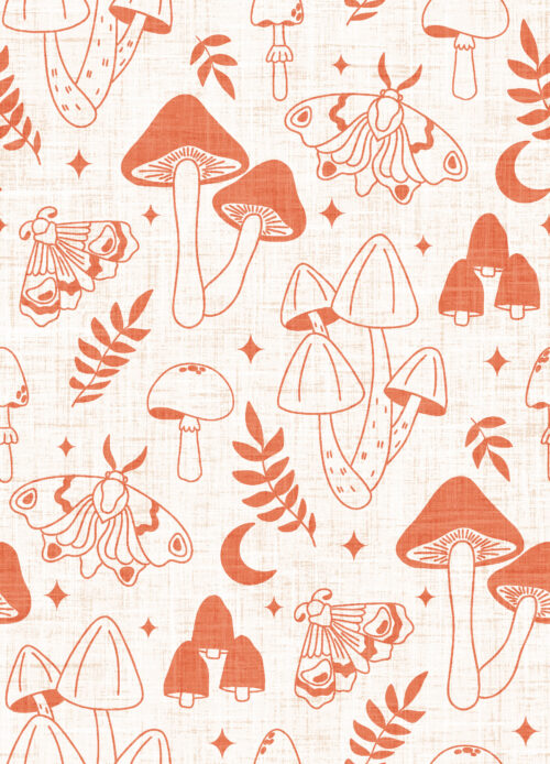 Krystal Winn - Apothecary Mushrooms Orange