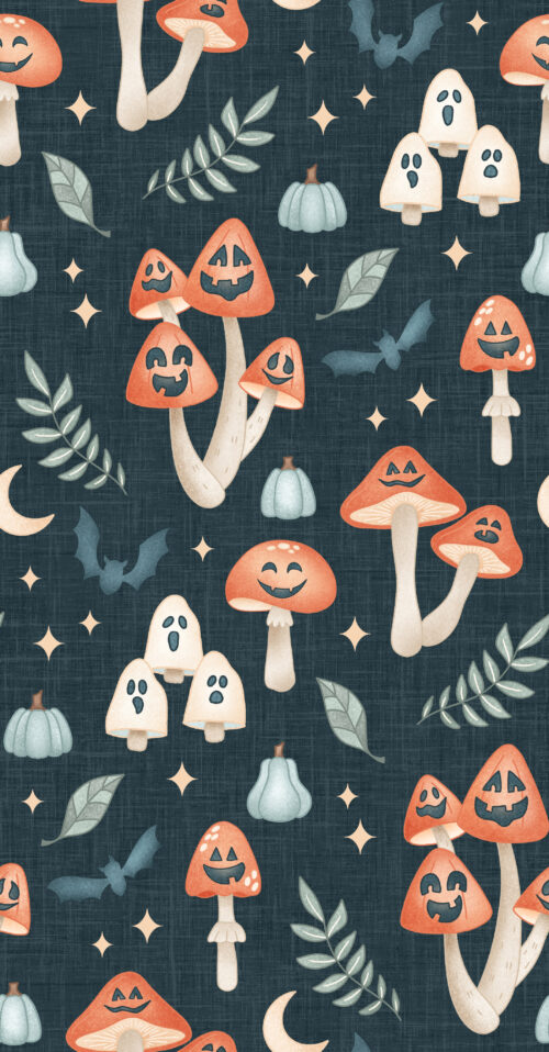 Krystal Winn - Apothecary Spooky Mushrooms Midnight