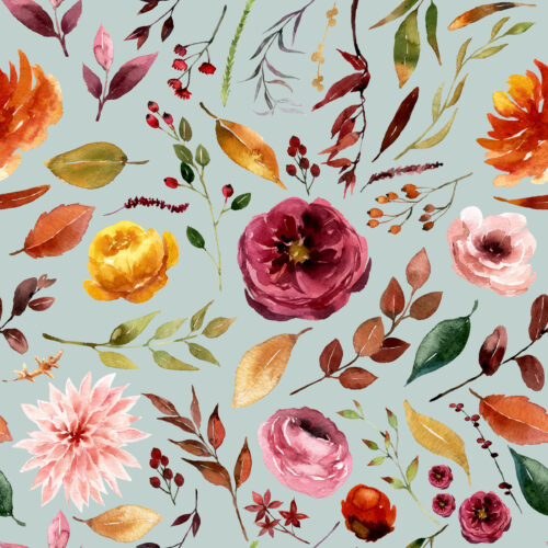 Hip Kid Design - Apple Cider Fall Florals on Submarine