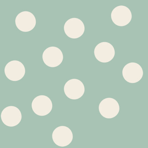 Indy Bloom Designs - Aqua Cream Polkadot 2x2