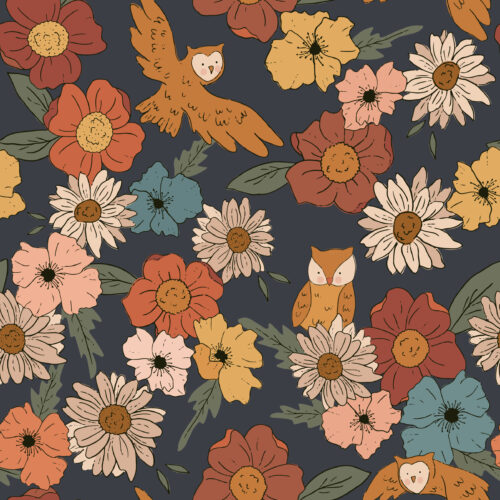 Juniper Row - Autumn Owl On Charcoal10