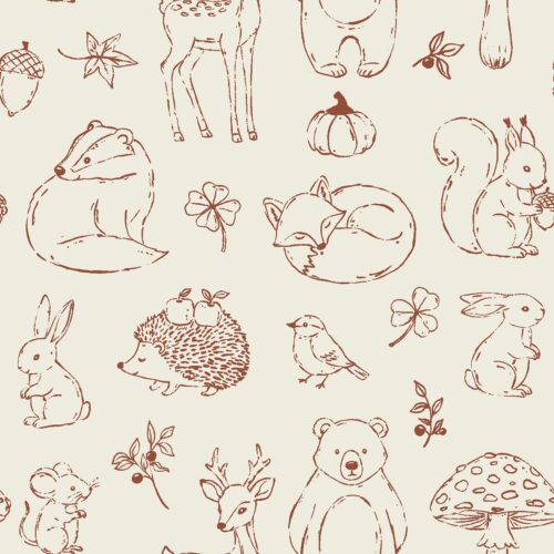 Vanya Minimalist Designs - Autumn Woodland 01