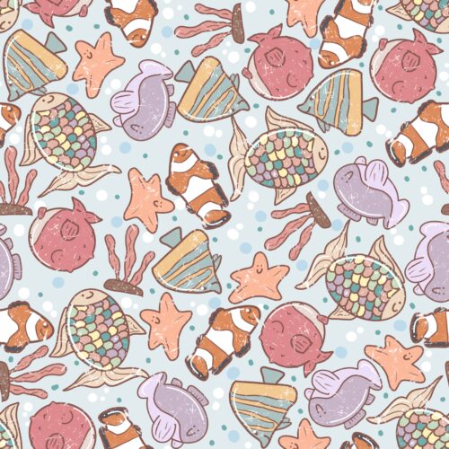 Pastel Fish Reef