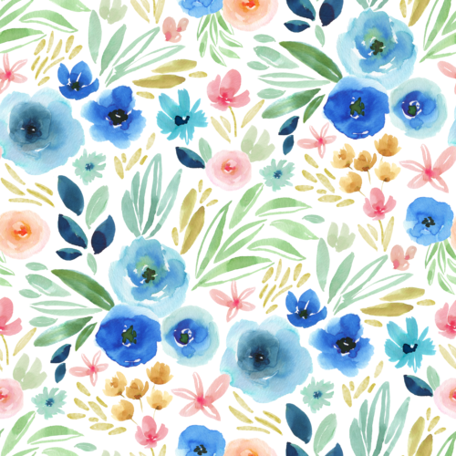 Sara Swanson - Blue Blooms Bright