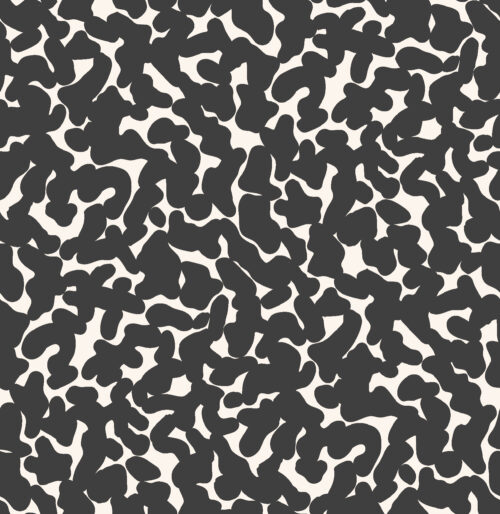 Krystal Winn - Back2school Abstract Notebook Black