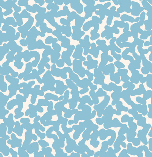 Krystal Winn - Back2school Abstract Notebook Blue