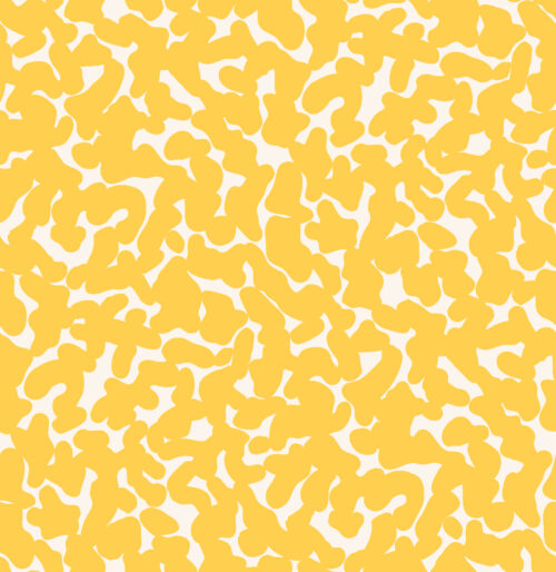 Krystal Winn - Back2school Abstract Notebook Yellow