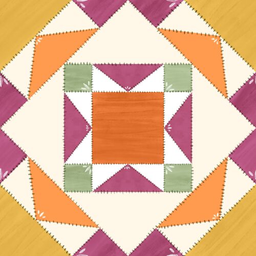 Lindsay Anne - Barn Plaid Cream Orange Beet Multi