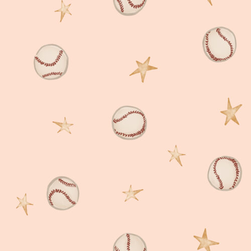 Baseball and Stars Blush